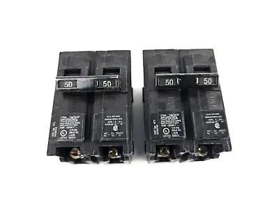 Buy 2pcs Used Siemens ITE Q250 Circuit Breaker 50 Amp 2 Pole 120/240 Circuit Breaker • 24.99$