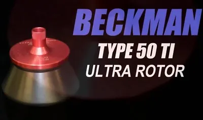 Buy Beckman Ultra Centrifuge Type 50 Ti Titanium Fixed Angle 50krpm Superspeed Rotor • 174.99$