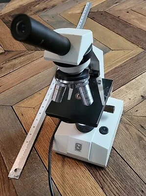 Buy National Scientific Monocular Microscope 3 Objective Illuminator Phase Contrast  • 42.48$