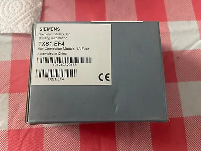Buy Siemens Txs1.ef4 Bus Connection Module Brand New In Original Box PXCM • 64.99$