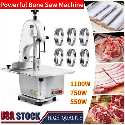 Buy 1100W/550W Professional Electric Meat Bone Saw Meat Bone Cutting Band Machine • 342$