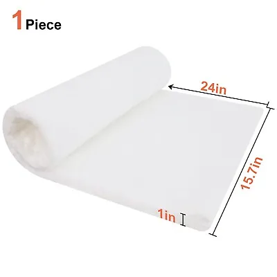 Buy Ceramic Fiber Insulation 1  Thick,  2600F Fiber Blanket For Wood Stove Forgeetc • 16.99$