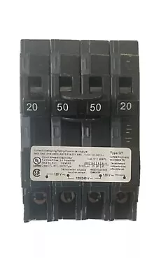 Buy SIEMENS Q22050CT2 20 Amp 2 Pole 50 Amp 2 Pole 240V Quad Circuit Breaker • 89.99$