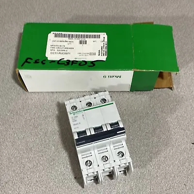 Buy New In Box Schneider Electric 60179 Circuit Breaker 15a 3p 240v Multi 9 C60 • 32.90$