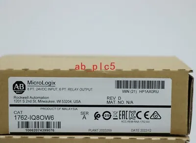 Buy New 1762-IQ8OW6 /A MicroLogix Combination Module 1762IQ8OW6 Allen-Bradley • 209.90$