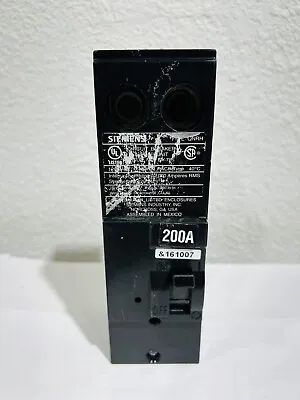 Buy Siemens QN2200RH QNRH 200-Amp 2 Pole 240-Volt Circuit Breaker • 75$