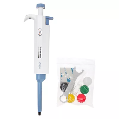 Buy Single Channel Pipette Lab Adjustable Mechanical Micro Volume Transfer 50-200ul • 19.99$