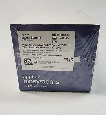 Buy Applied Biosystems  4483354 MicroAmp EnduraPlate Optical 96-Well Reaction Plates • 119$