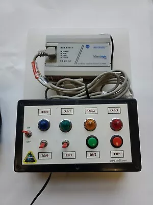 Buy PLC Training Kit BIN95 With Allen Bradley Micrologix 1000 Controller Not Tested • 300$
