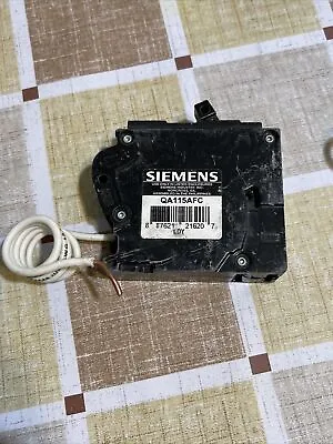 Buy Qa115afc Siemens 1pole 15amp 120v Combination Type Arc Fault Circuit Breaker • 28.90$