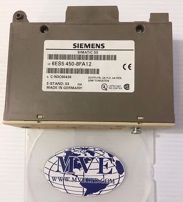Buy Siemens 6es5 450-8fa12 Simatic S5 6es5450-8fa12 Digital Output Module  • 59.99$
