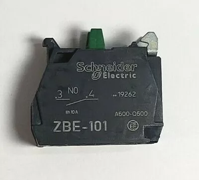 Buy Schneider Electric ZBE-101 N/O Contact Block, Fits XB4 XB5 Series Products QTY 1 • 17.59$