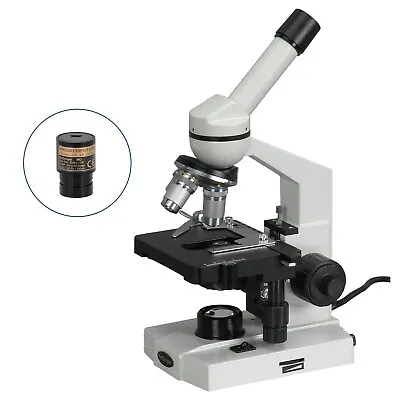Buy AmScope 40X-2500X Advanced Student Microscope W 3D Stage + 1.0MP USB Camera • 277.99$