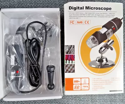 Buy Digital Microscope Model 1000X  5x Zoom USB 3.0 2.0 1.1 Handheld • 12$