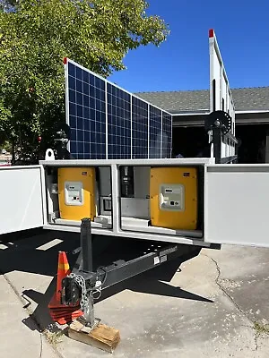 Buy DC Solar Trailer - C Model With Backup Kubota Generator • 40,000$