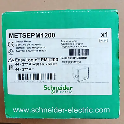 Buy NEW SCHNEIDER Power Meter W/ Communication METSEPM1200 PowerLogic PM1200 • 418.80$