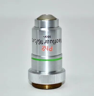 Buy Scratch Carl Zeiss PH2 Neofluar 16/0.40 160- 16x Microscope/Parts Objective Lens • 29.99$