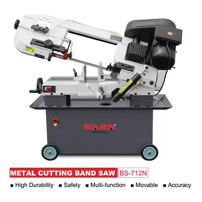 Buy KAKA INDUSTRIAL 7x12-In Metal Cutting Bandsaw, Solid Construction Metal Band Saw • 1,299.99$