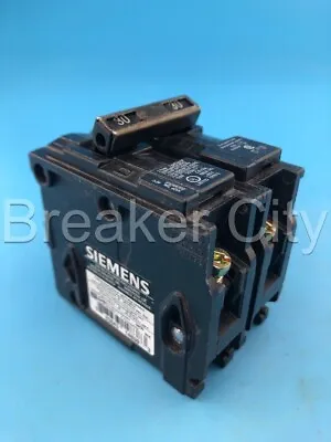 Buy Siemens Q230 30 Amp 2 Pole Type QP Circuit Breaker ITE 240VAC 30A 2P Plug On 10k • 13.99$