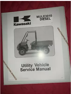 Buy Kawasaki Mule 3010 Diesel KAF950b UTILITY VEHICLE UTV Workshop Service Manual  • 26.91$