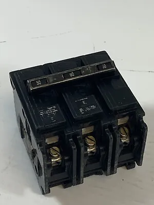 Buy (Used) SIEMENS QP350 3 Pole 50 Amp Circuit Breaker • 38$