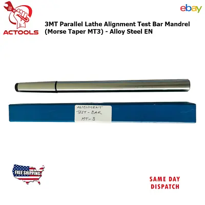 Buy New Lathe Alignment Test Bar Shank Size 1MT, 2MT, 3MT, 4MT, 5MT ACTOOLS • 34.99$