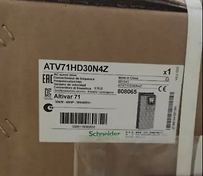 Buy SCHNEIDER ATV71HD30N4Z New In Box NEW SCHNEIDER ELECTRIC ATV71HD30N4Z • 2,749$