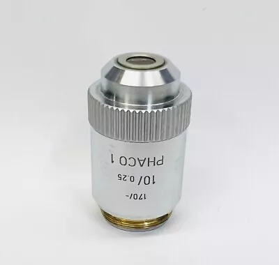 Buy Leitz 10X/0.25 Phaco 1 Phase Contrast Microscope Objective Lens 170mm • 49$