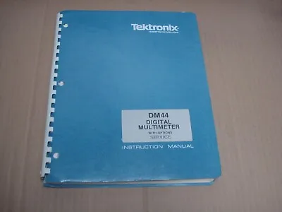 Buy Tektronix DM44 Digital Multimeter With Options Service Instruction Manual 1976 • 24.95$