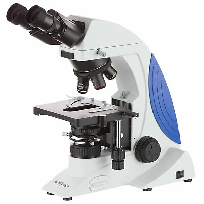 Buy AmScope 40X-1000X Plan Infinity Kohler Laboratory Binocular Compound Microscope • 711.44$
