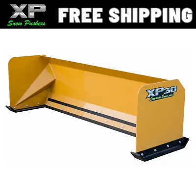 Buy 8' Snow Pusher Yellow Box Skid Steer Snow Plow Bobcat Case Free Shipping Xp30 • 1,948$