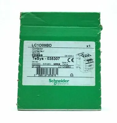 Buy Sealed Schneider Lc1d09bd Electric Contactor New Tesys Magnetic Contactor • 79.99$