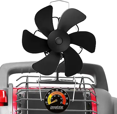Buy JossaColar Wood Stove Fan For Buddy Heater, Heat Powered Fireplace Fan...  • 34.29$