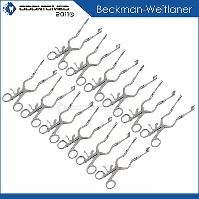 Buy 12 Beckman-Weitlaner Retractor 8  3x4 Sharp Hinged Blade • 179.99$