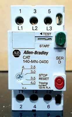 Buy Allen-Bradley 140-MN-0400 Manual Motor Starter 2.5-4.0A  • 14$