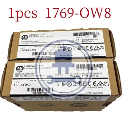 Buy Allen-Bradley 1769-OW8 Compact I/O 8 Pt VAC/VDC RELAY Output Module 2022 New TX • 339$