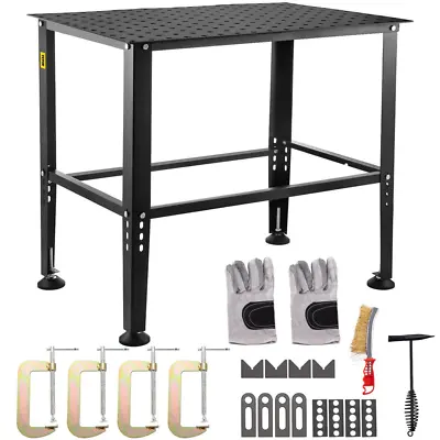 Buy Brand Welding Table, 36  X 24  Adjustable Workbench, 0.12  Thick Industrial Work • 215.99$