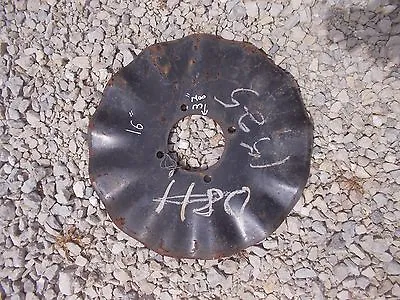 Buy Farmall IH Case JD John Deere Plow 16  Rolling Rollin Cutter Wheel Disc Disk • 68.85$