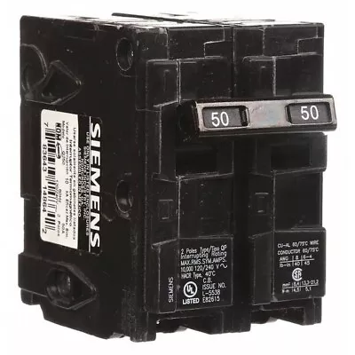 Buy Siemens Q250 50 Amp 2-pole Circuit Breaker • 24.99$
