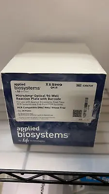 Buy Applied Biosystems 4306737 MicroAmp Optical 96-Well Reaction Plate With Barcode • 80$