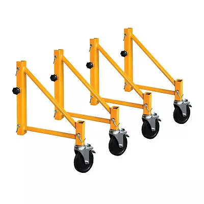 Buy Stacker S-IOS0 14 In Baker Style Scaffolding Outriggers With Casters (4 Pack) • 64.99$