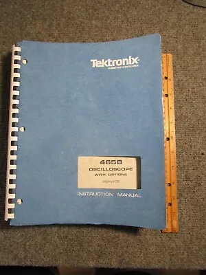 Buy Tektronix Oscilloscope 465B With Options Service Instruction Manual • 69.95$