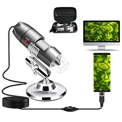 Buy USB Microscope Camera 40X To 1000X, Cainda Digital Microscope With Metal Stan... • 25.41$