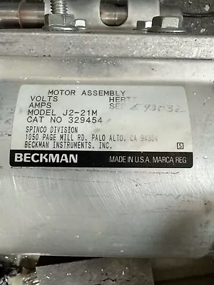 Buy Beckman J2-21M Motor • 240$