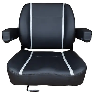 Buy Trac Seats Black Seat For Husqvarna Dixie Chopper Dixion Grasshopper Mower • 249.98$