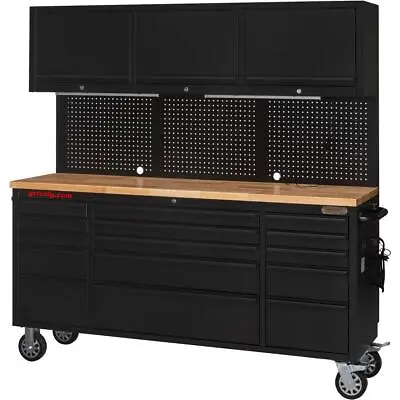 Buy Grizzly T33276 72  15 Drawer & Upper Cabinet Tool Chest • 2,180$