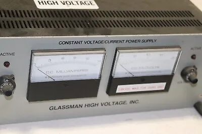 Buy GLASSMAN  Constant High Voltage Current Power Supply WORKING • 1,250$