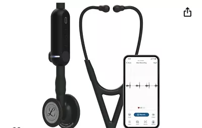 Buy 27  3M™ Littmann® CORE Digital Stethoscope,Black Chestpiece, Tube,Stem & Headset • 185$