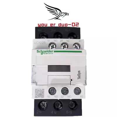 Buy 1 PCS NEW With Box Schneider Contactor LC1D25 LC1D25F7 Coil 110V AC 11KW  • 24.99$
