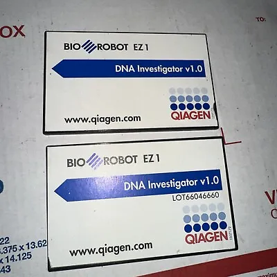 Buy QIAGEN Flash Program Card.. DNA Investigator V 1.0.... BIOROBOT EZ1  LOT OF 2 • 60$
